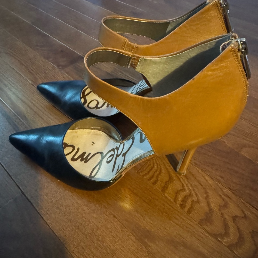 Sam Edelman Black and Brown Heels - Picture 2 of 8